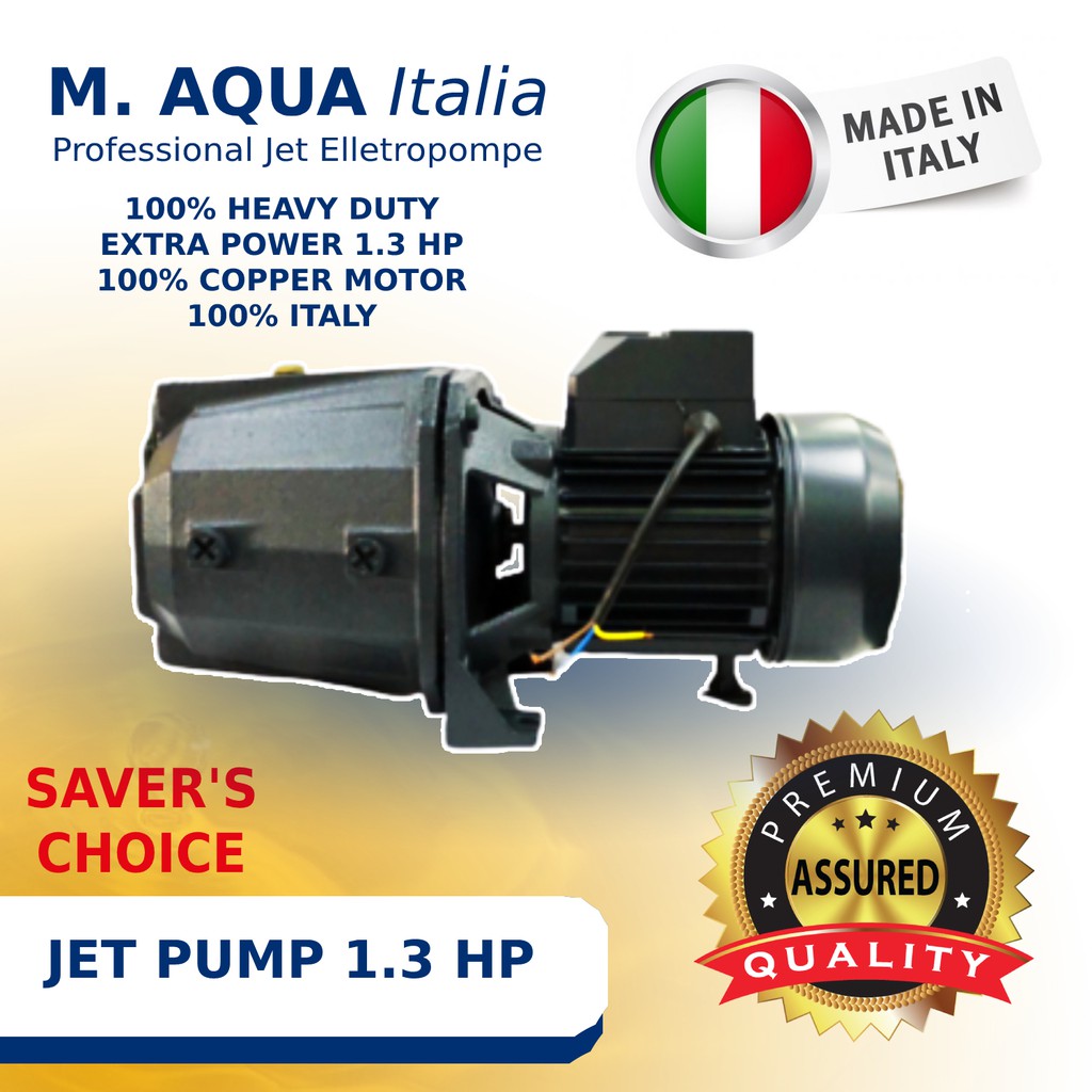 M.AQUA 1.3 HP WATER JET PUMP BOOSTER ITALY Shopee Philippines
