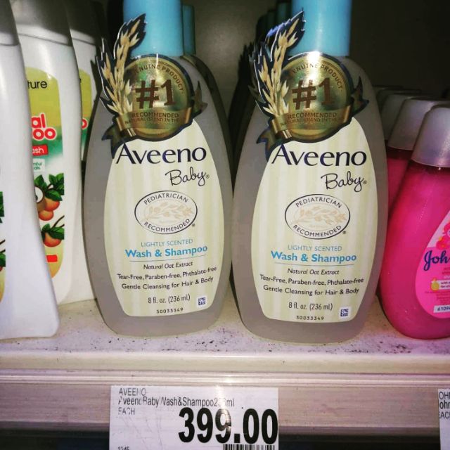 aveeno head to toe baby wash