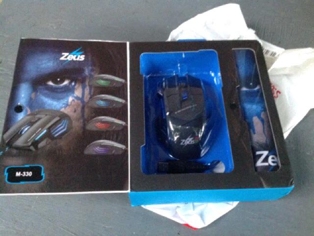 Zeus M330 High Speed Gaming Mouse with Mouse Pad | Shopee Philippines