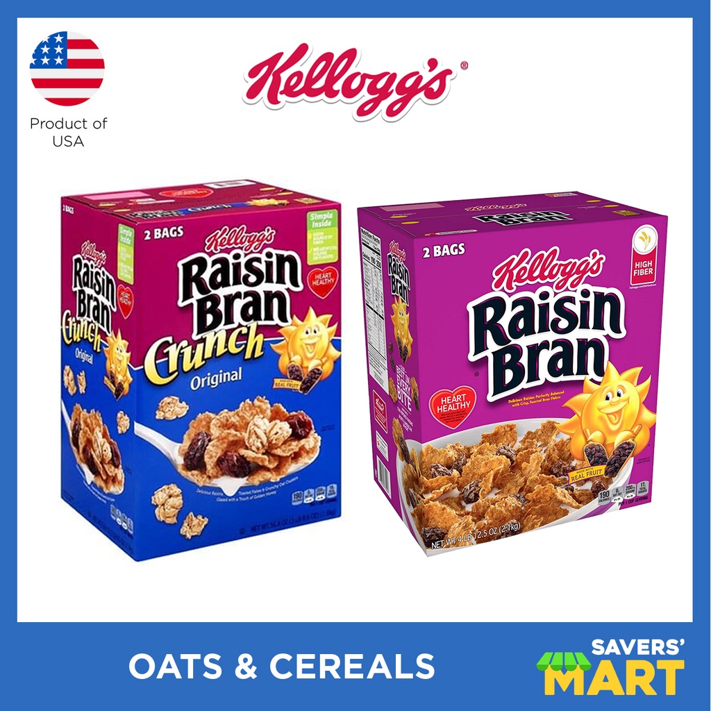 Kellogg's Raisin Bran Cereals (2 bags) Shopee Philippines