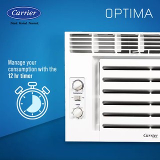 Carrier Optima Window Type Aircon, 0.75 hp, WCARZ008EC1 ...