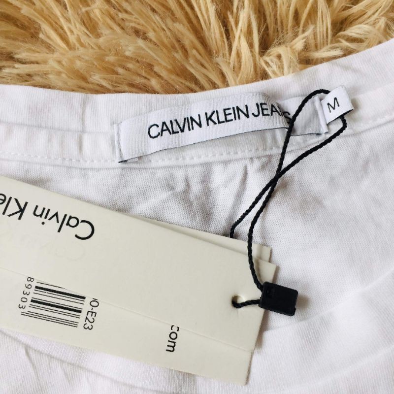 BRANDED OVERRUNS) CALVIN KLEIN PLAIN WHITE WOMEN'S SHIRT WITH TAG | Shopee  Philippines