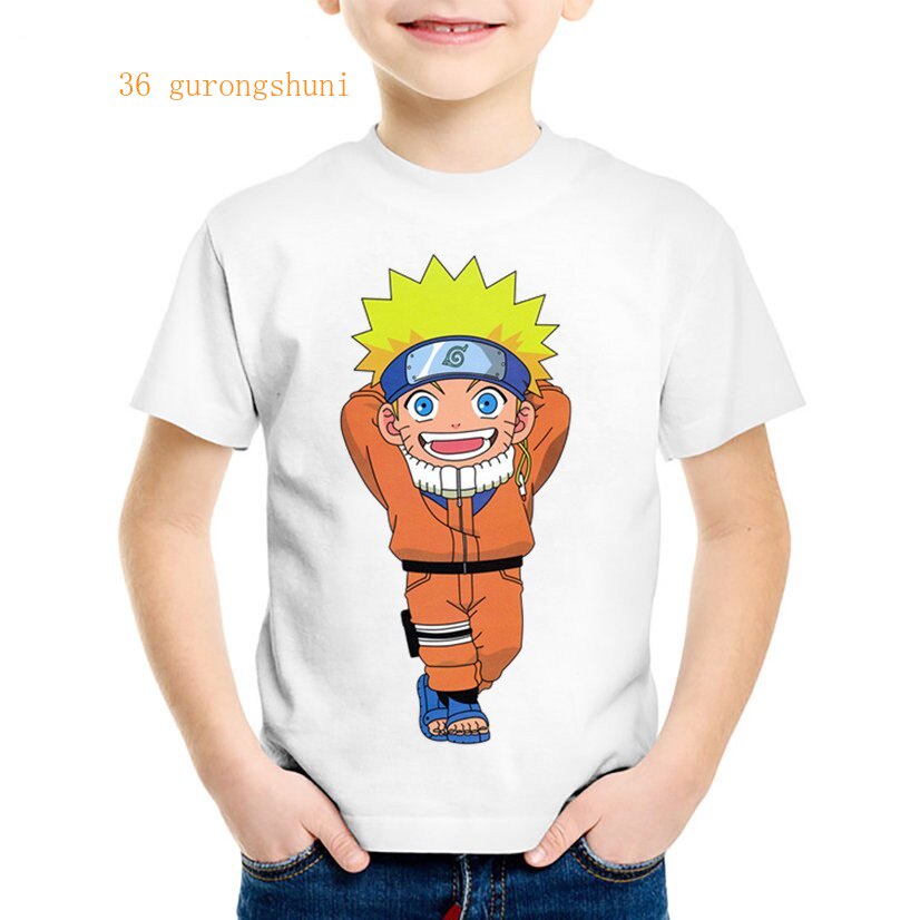 Anime Print Toddler Uzumaki Naruto Funny T Shirts Kids Cool Summer Short Sleeve Tees Boys Girls Casual Tops Baby Children Clothes Shopee Philippines