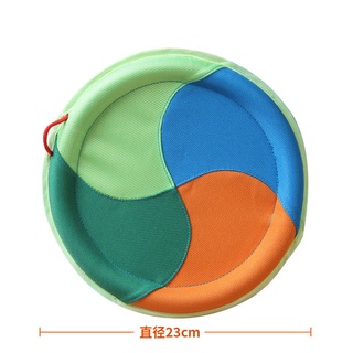 Cloth Dog Frisbee Dog Flying Disc Puppy Flyer Toy for Medium Large Dogs Puppy Toys