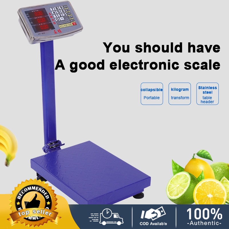 150KG rechargeable highprecision digital platform scale folding