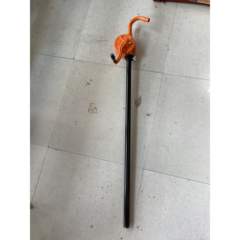 Manual Oriental Hand Rotary Oil Drum pump heavy duty with flexible hose