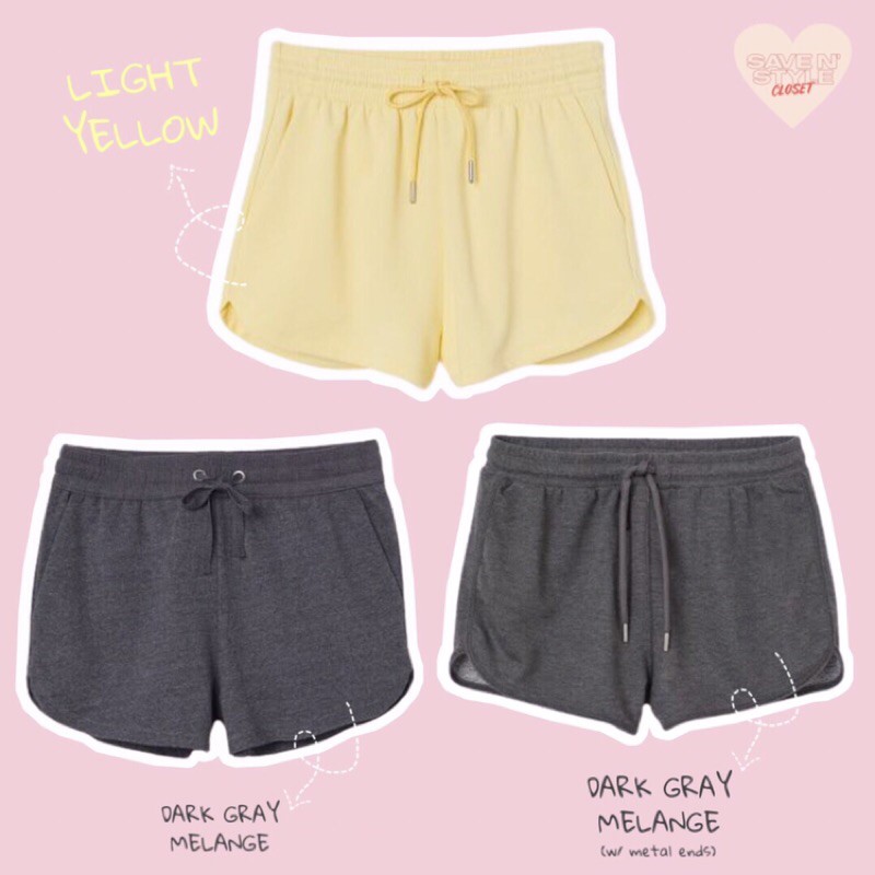 gray sweat shorts women