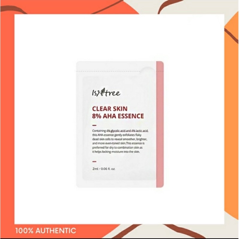 Isntree Clear Skin 8 AHA Essence Sachet 2ml Shopee Philippines