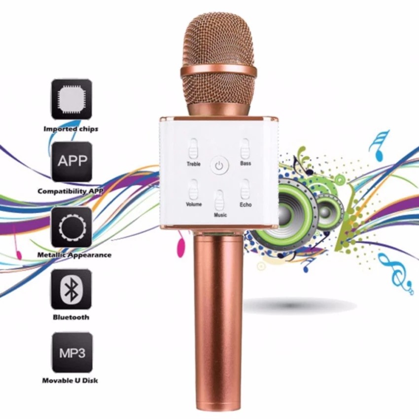 q7 wireless microphone & hifi speaker