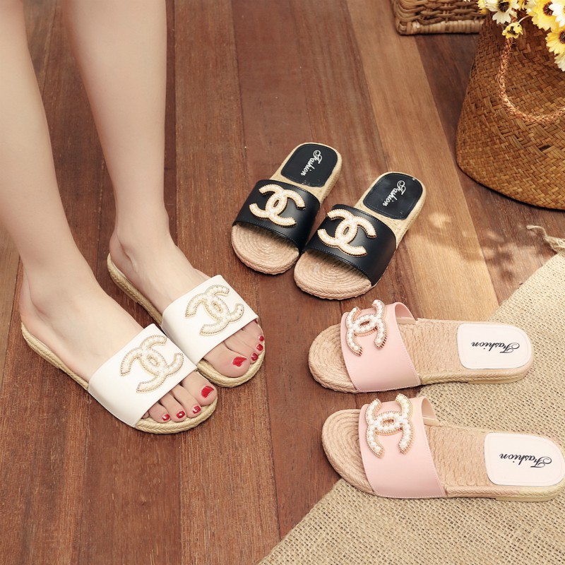 chanel slippers