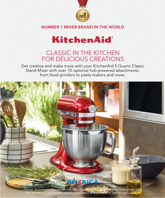KitchenAid 5QT (4.8L) Artisan Stand Mixer 220 V Shopee Philippines