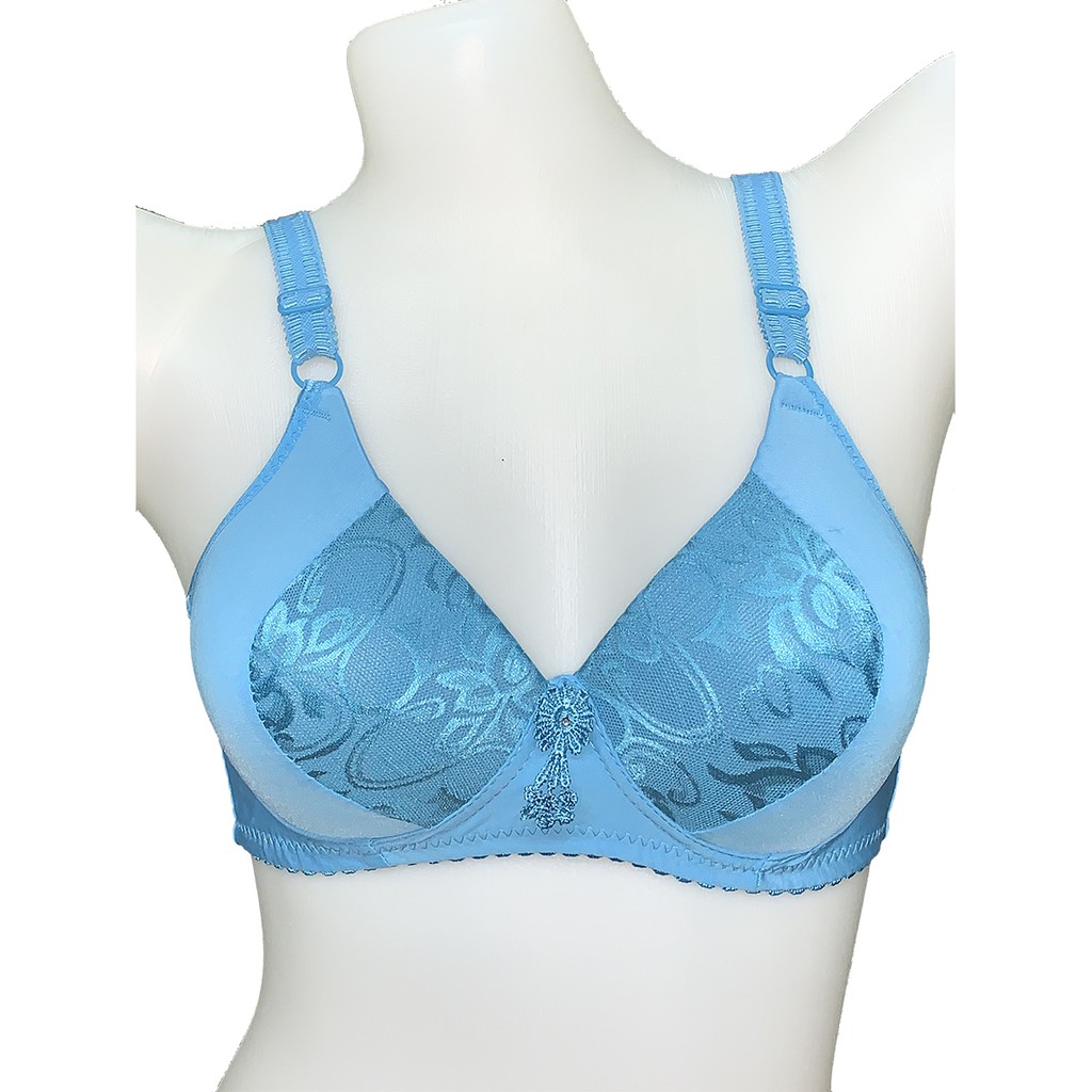 teal lace bra