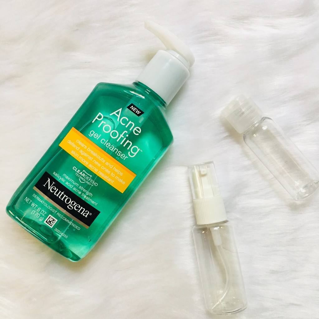 acne proofing neutrogena gel