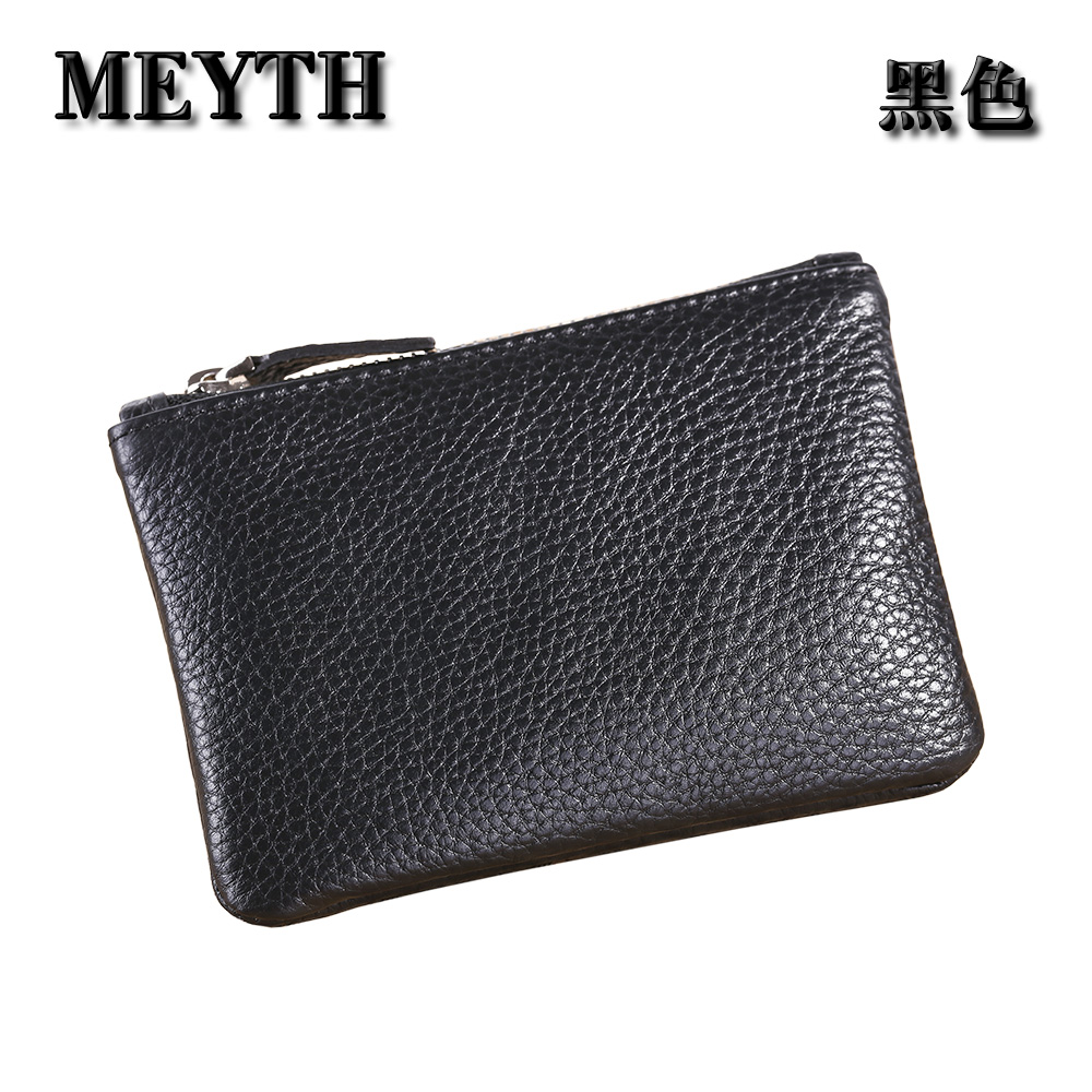 SpotKulit Lelaki Pendek Zip Mini Dompet Duit Syiling SpotKulit Lelaki Pendek Zip Mini Dompet Duit Syiling