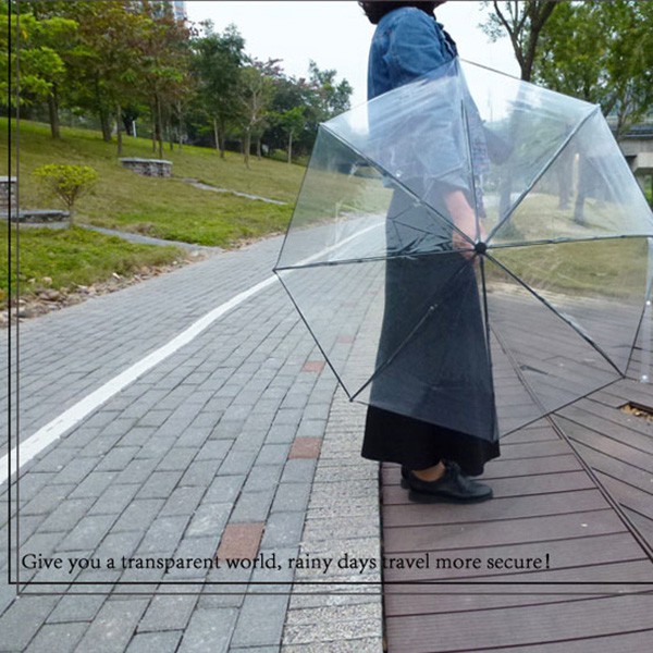 clear travel umbrella