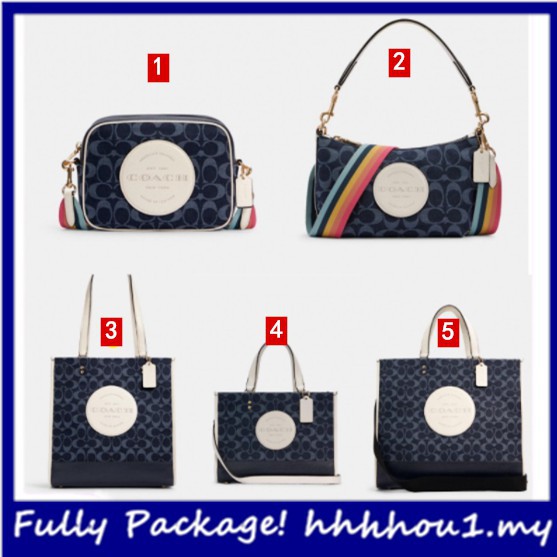 Coach C2822 C2825 C2826 C2823 C2827 Dempsey Series Denim Tote Carryall