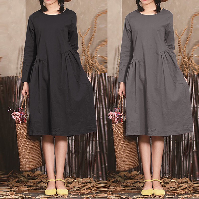 light grey plus size dress