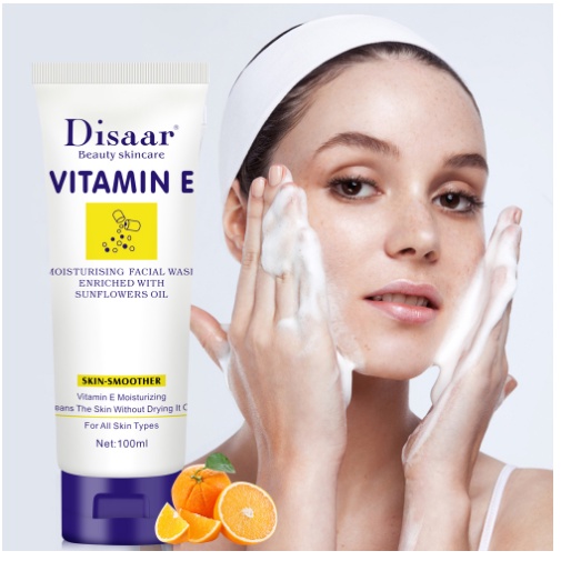 Disaar Vitamin E Moisturising Facial Wash 100ML Cleansing, refreshing ...