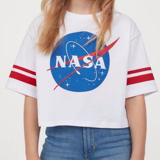 h&m nasa crop top