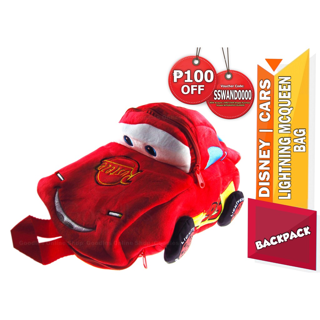 cars lightning mcqueen backpack