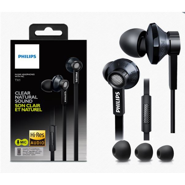 philips she3205bk headset with mic