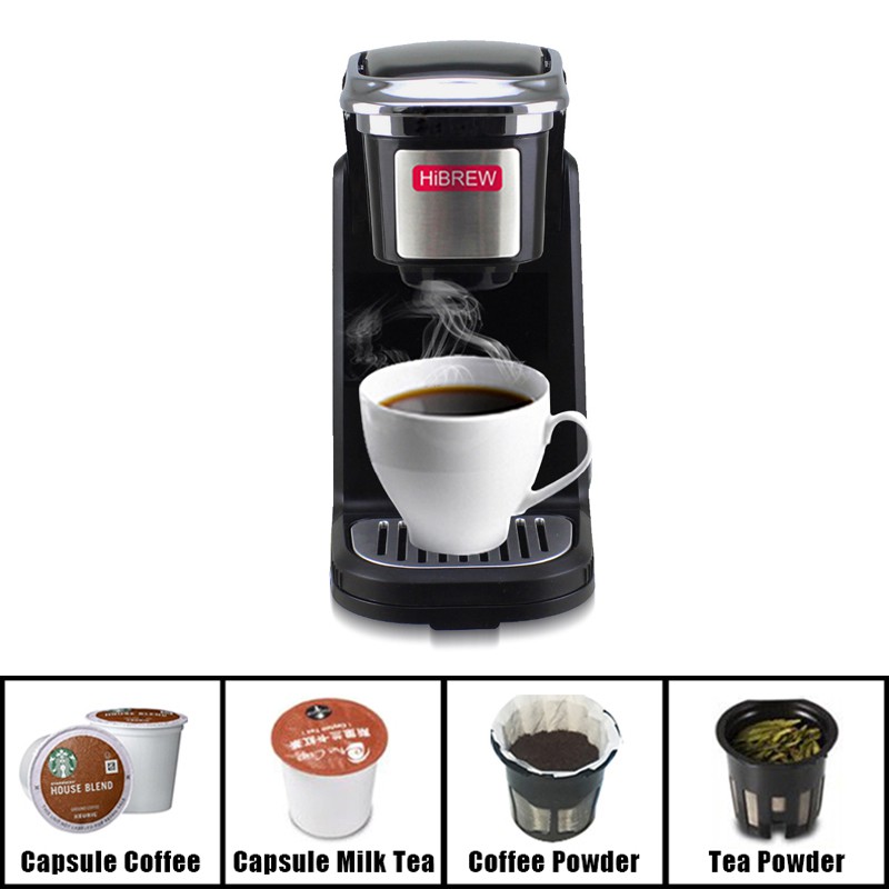 Hibrew American Coffee Machine Single Serve Coffee Maker Brewer For K Cup Capsule Ground Coffee Shopee Philippines