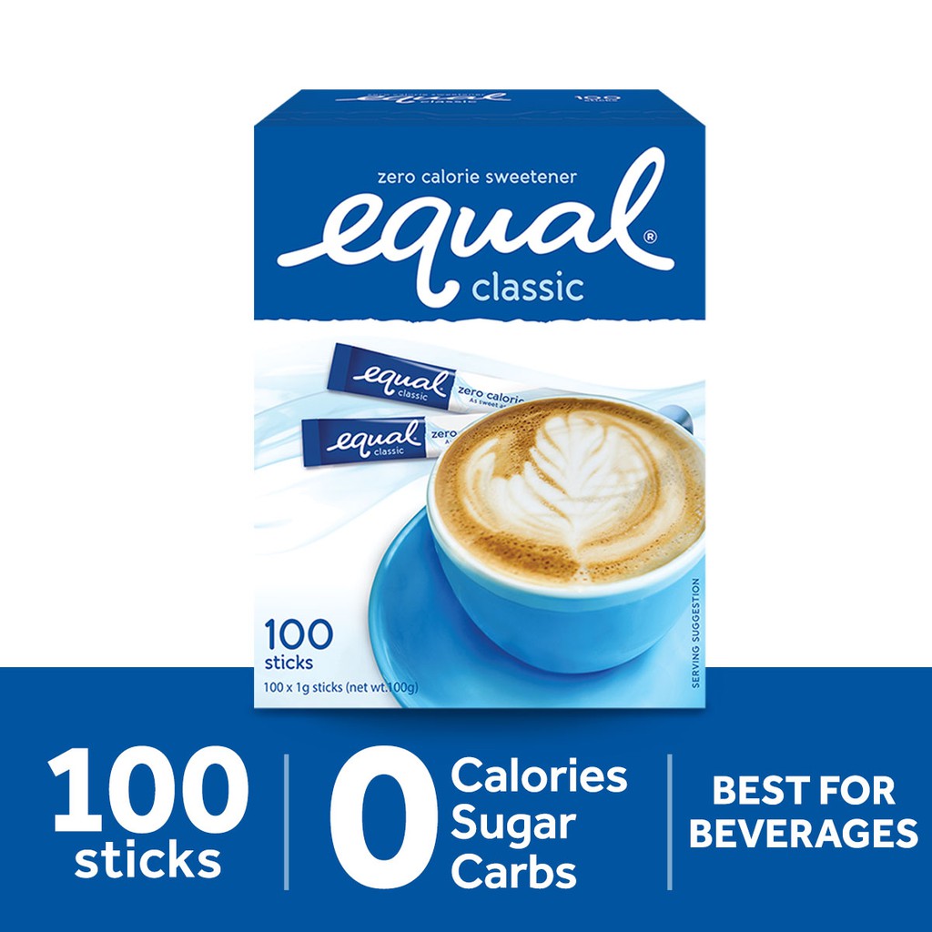 equal-classic-zero-calorie-sweetener-100-sticks-shopee-philippines