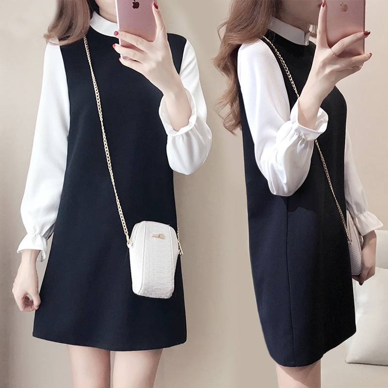 long sleeve plus size casual dresses