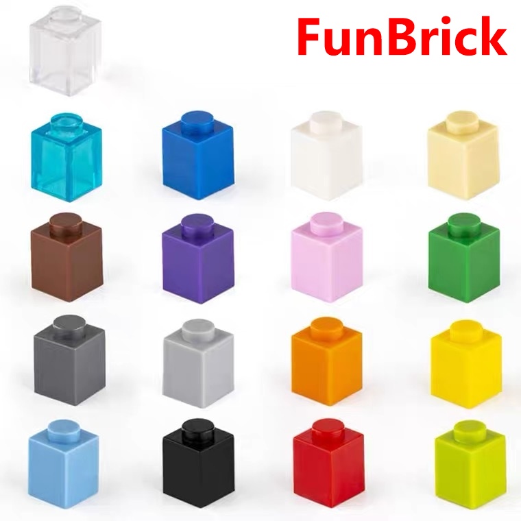 [Funbrick] 50pcs Brick 1x1 3005 Compatible with Famous Brand Building ...