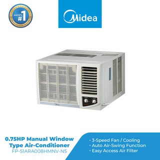 Midea Window Type  Manual Non Inverter Aircon 0 75 HP  with 