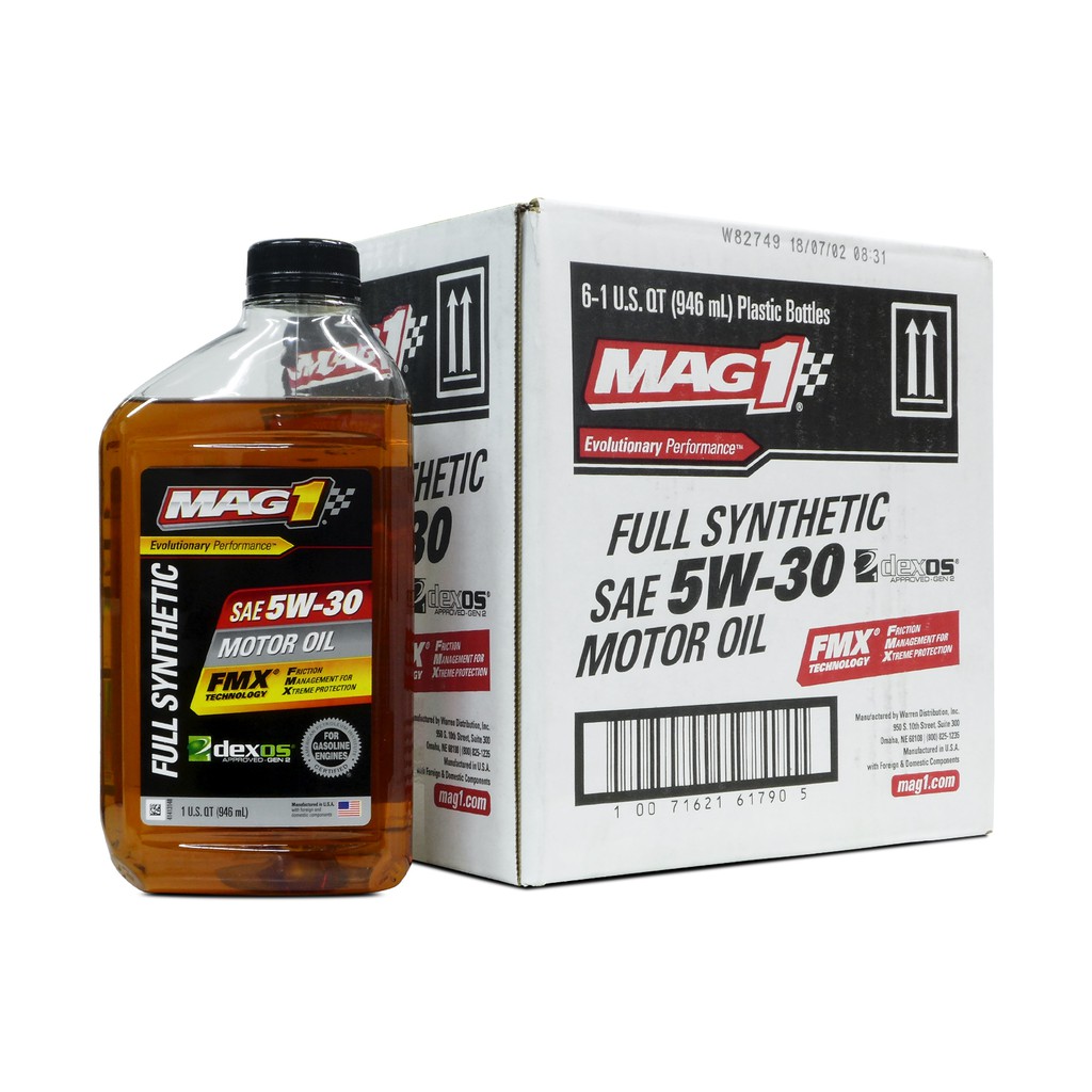 MAG 1 5W30 GM dexos1 Full Synthetic Oil for 1 case 61790 ...