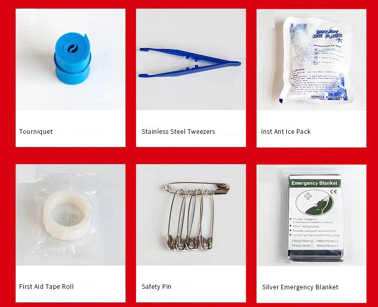 WG First Aid Kit Set Medical Pouch Family Emergency Kit Woundplast