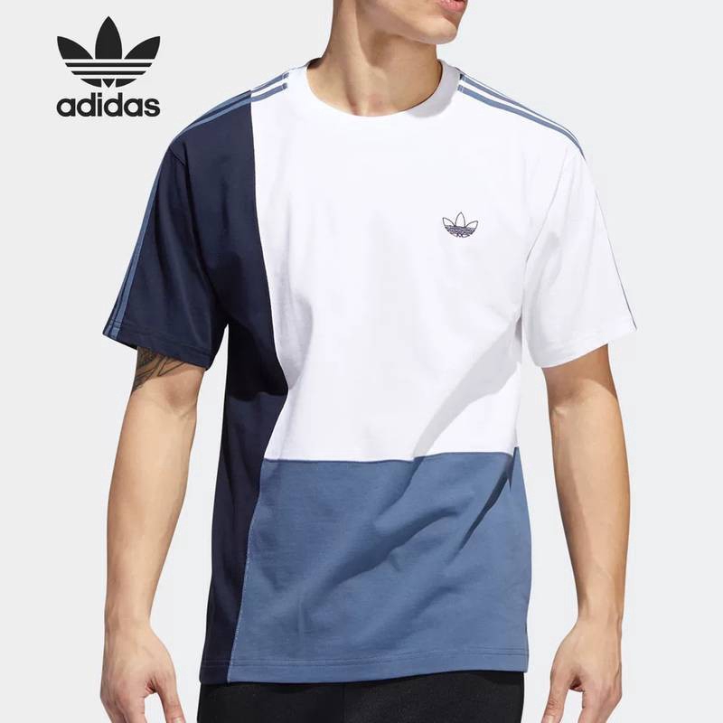 Adidas T-shirts Men Color Block 