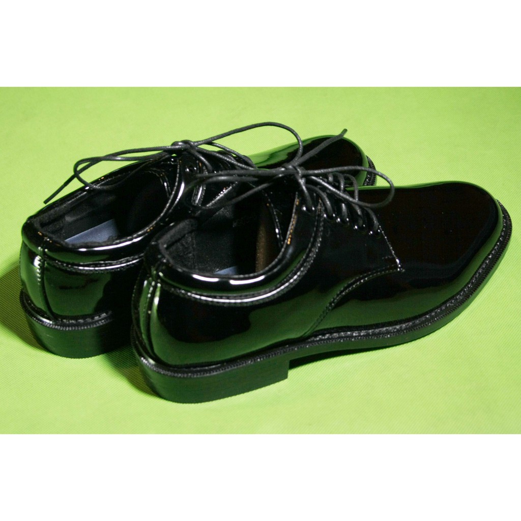 Wet Look Shoes/Charol Shoes for Men Black | Shopee Philippines