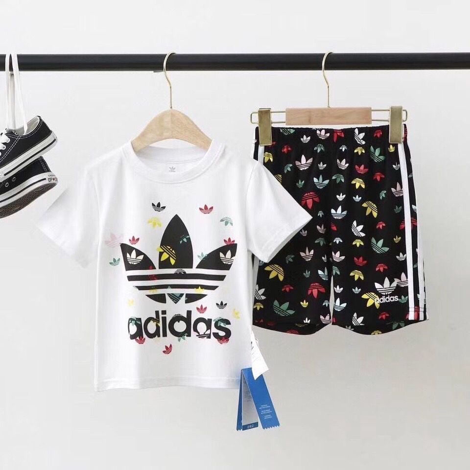 childrens adidas shorts and shirt