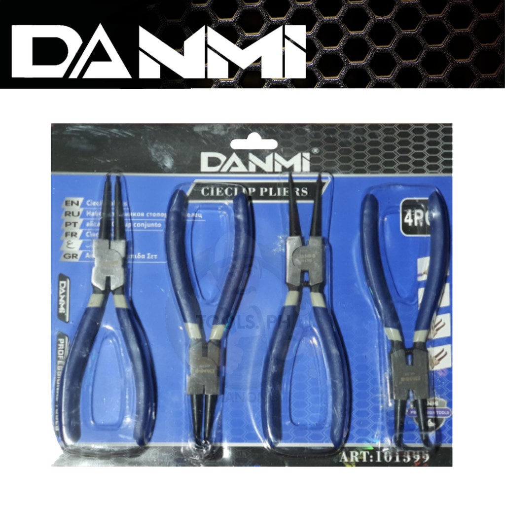 Rjdmsshop01 Danmi Circlip 4 In 1 Pliers Danmi 4 In 1 Snapring Pliers
