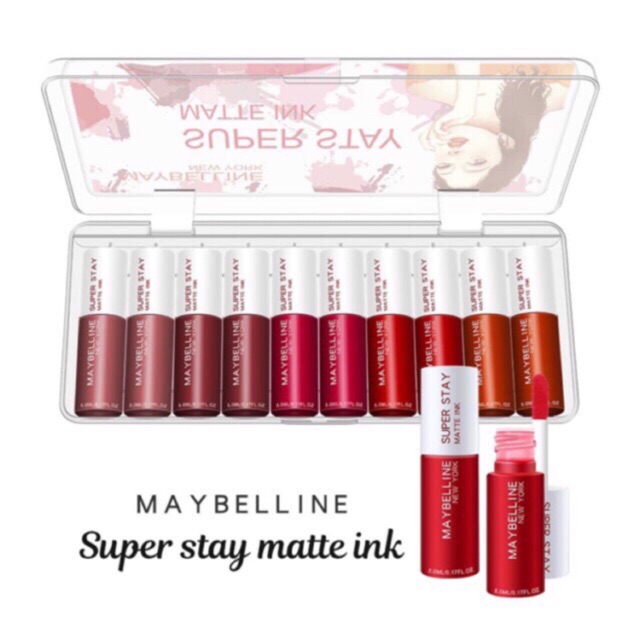 Cod Maybelline Mini Superstay Matte Ink Gift Set