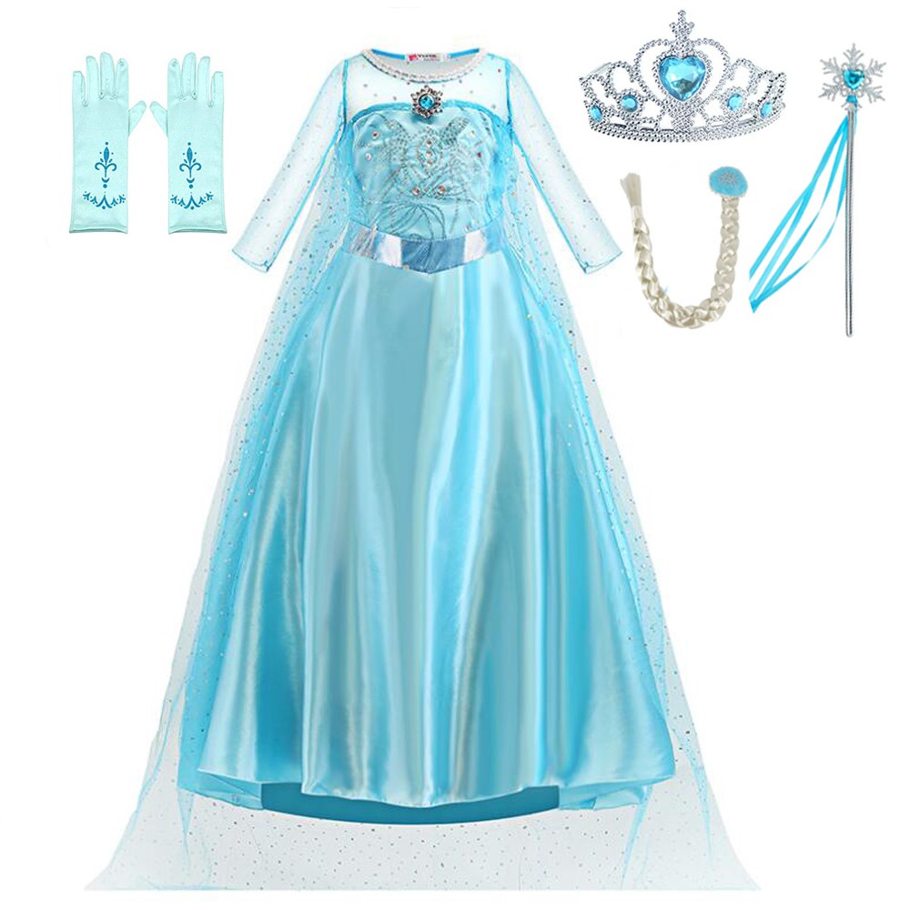 long sleeve frozen dress