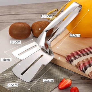 Stainless Steel Frying Shovel Clip Fried Fish Steak Shovel Kitchenware Fried Food Tongs Spatula Tong #9