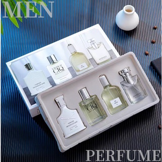 Men's Perfume Set Silver Charm Spring Fresh and Light Fragrance Long-lasting Fragrance
