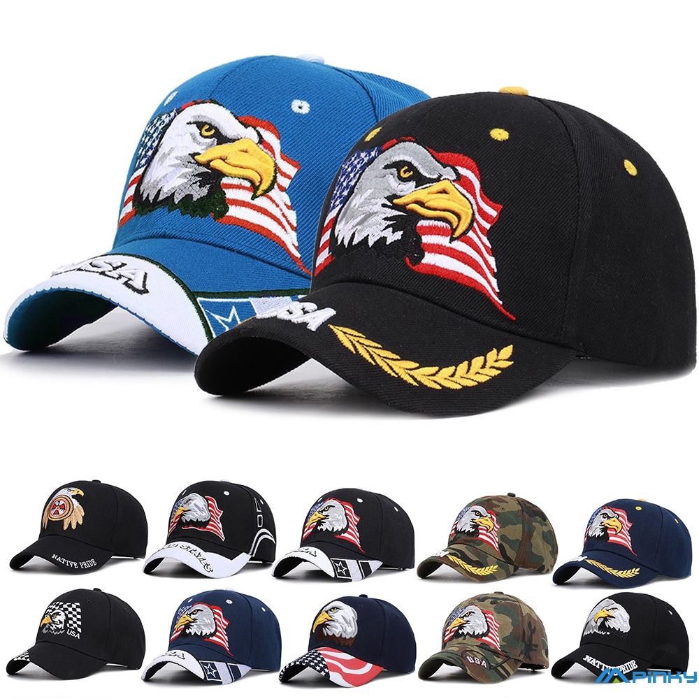 american flag golf hat