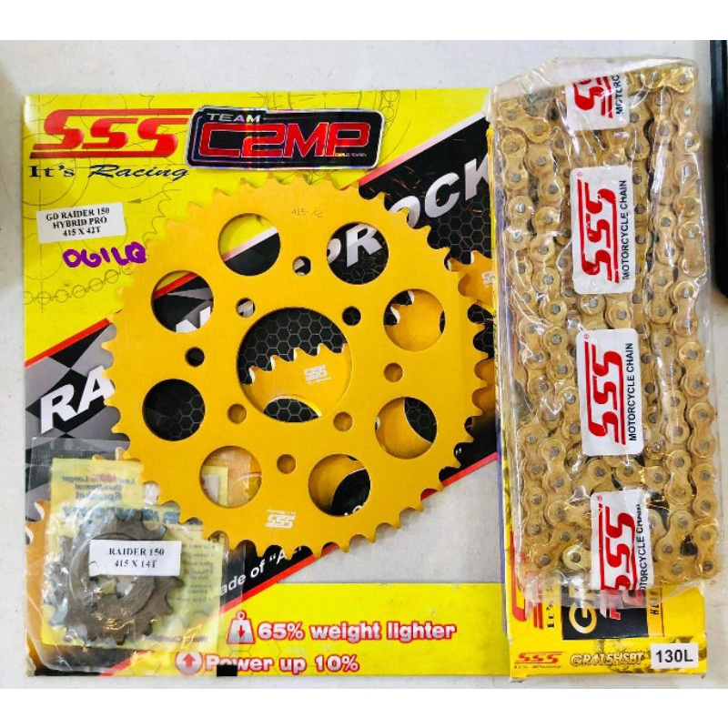 SSS 415 Sprocket Raider 150 carb and fi Shopee Philippines
