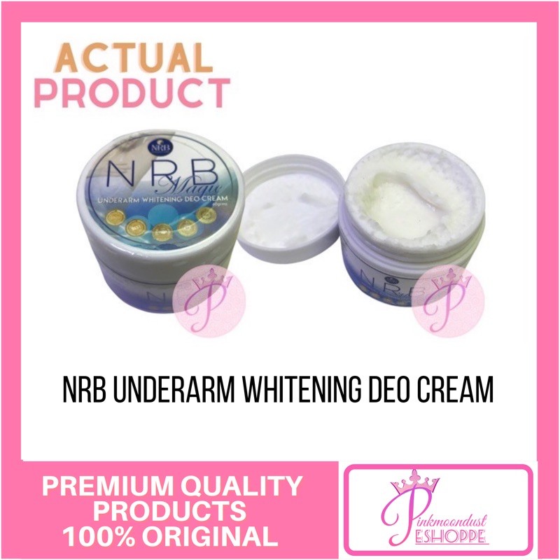 ORIGINAL NRB Magic Underarm Whitening Deo Cream | Shopee Philippines