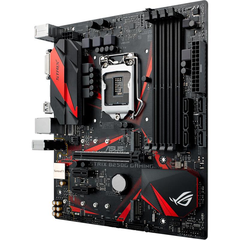 Asus strix b250f gaming какие процессоры поддерживает