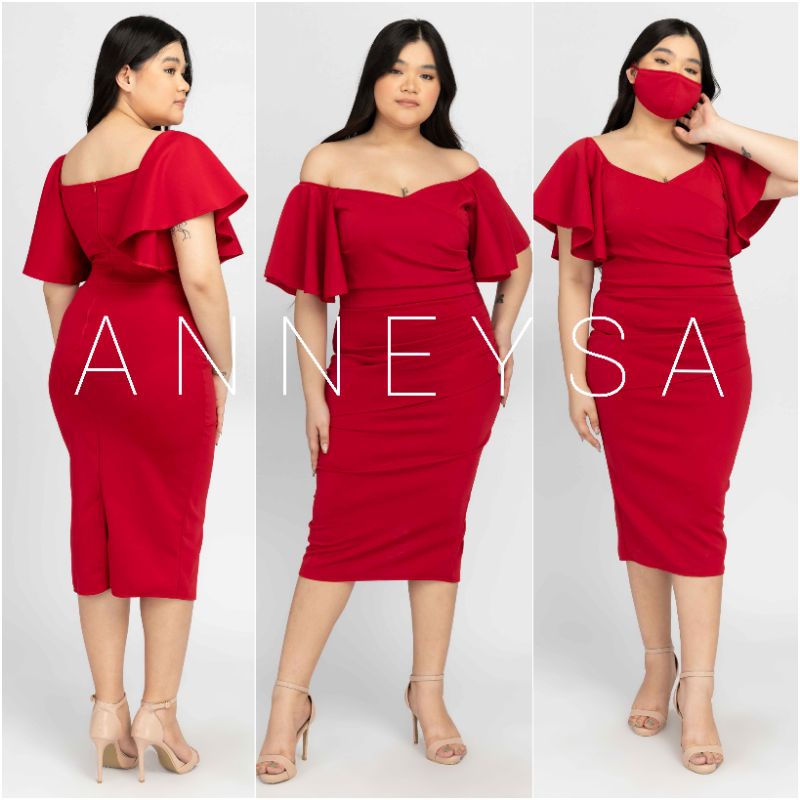 gowns for ninang sa kasal plus size