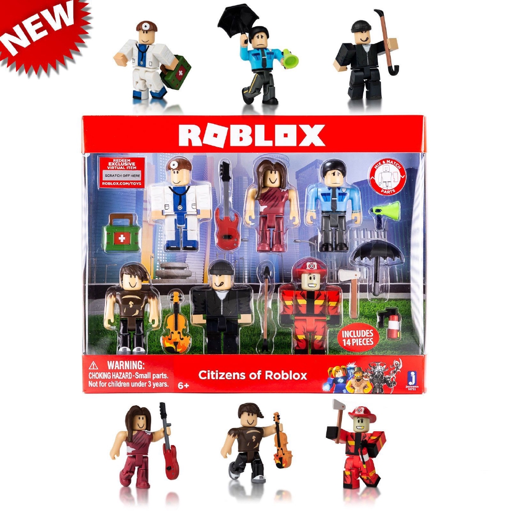 New Arrive Roblox Game Figma Professional Citizen Mermaid Playset Action Figure Christmas Kids Gifts Shopee Philippines - roblox citizens of roblox 14 pieces set