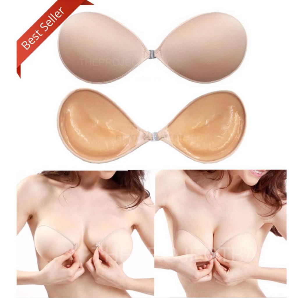 strapless backless bra cleavage enhancer stick on bra