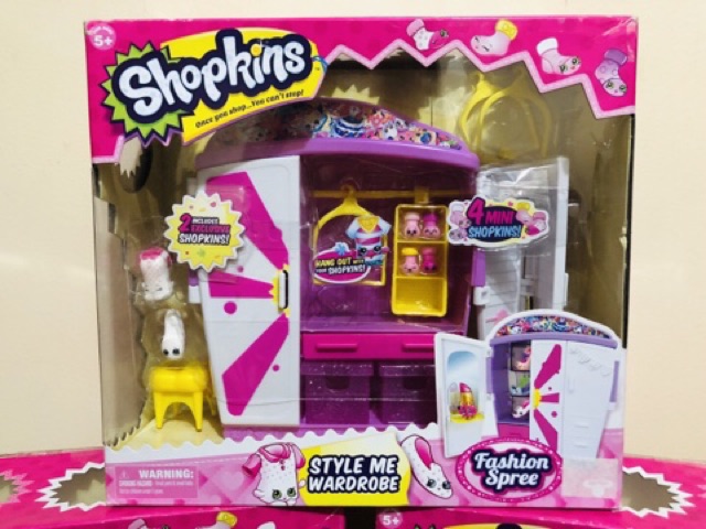 shopkins style me wardrobe