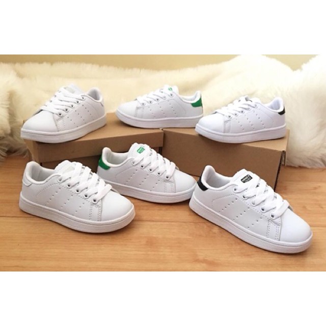 all white stan smith kids