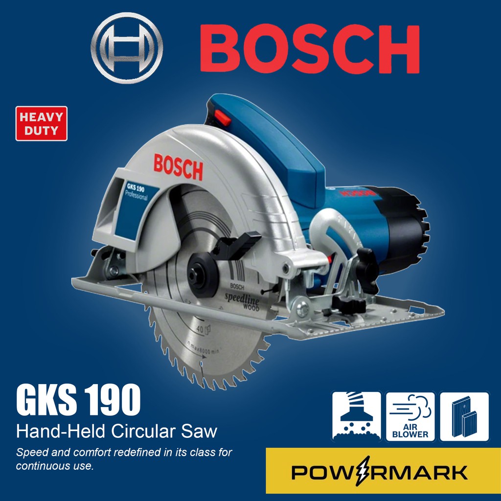 Details about   Bosch GKS 190 7-inch Circular Saw Blue 